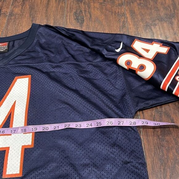 VTG Nike Team Walter Payton Navy Chicago Bears Game Retired Player Jersey EUC - Picture 7 of 12